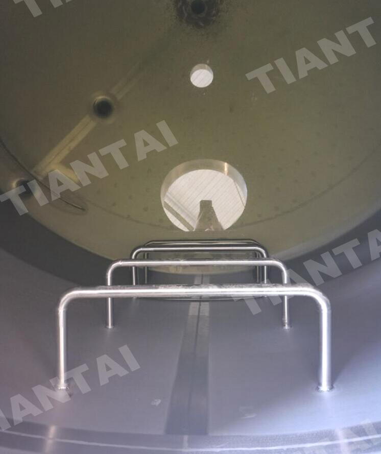 ladder in brewhouse tank